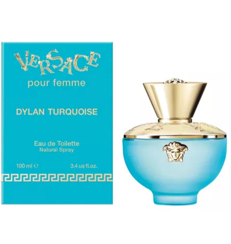 Versace Dylan Turquoise Edt 100ml Feminino Original Lacrado Mujer - Image 2